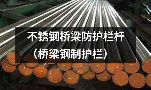 不锈钢桥梁防护栏杆(桥梁钢制护栏)