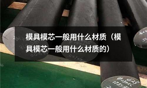 模具模芯一般用什么材质(模具模芯一般用什么材质的)