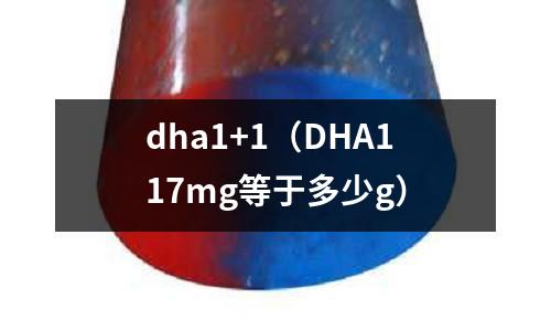 dha1+1(DHA117mg等于多少g)