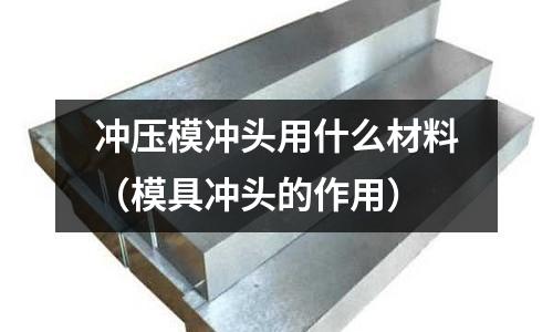 冲压模冲头用什么材料(模具冲头的作用)