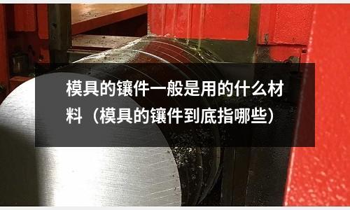 模具的镶件一般是用的什么材料(模具的镶件到底指哪些)