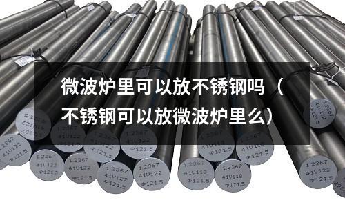 微波炉里可以放不锈钢吗(不锈钢可以放微波炉里么)