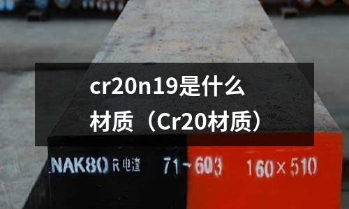 cr20n19是什么材质(Cr20材质)