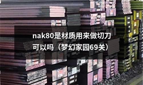 nak80是材质用来做切刀可以吗(梦幻家园69关)