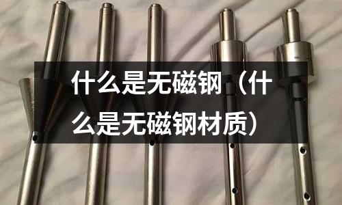 什么是无磁钢(什么是无磁钢材质)
