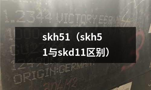 skh51(skh51与skd11区别)
