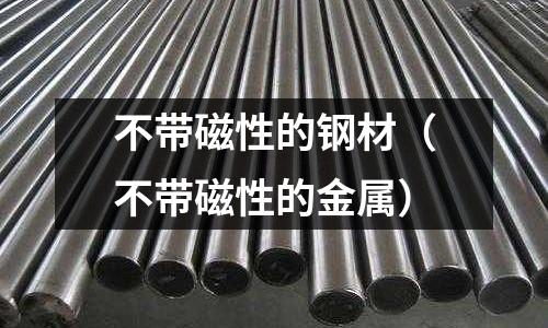 不带磁性的钢材(不带磁性的金属)