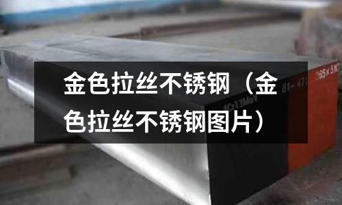 金色拉丝不锈钢(金色拉丝不锈钢图片)