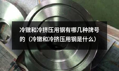 冷镦和冷挤压用钢有哪几种牌号的(冷镦和冷挤压用钢是什么)