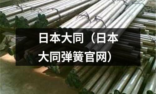 日本大同(日本大同弹簧官网)