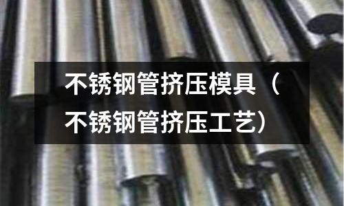 不锈钢管挤压模具(不锈钢管挤压工艺)